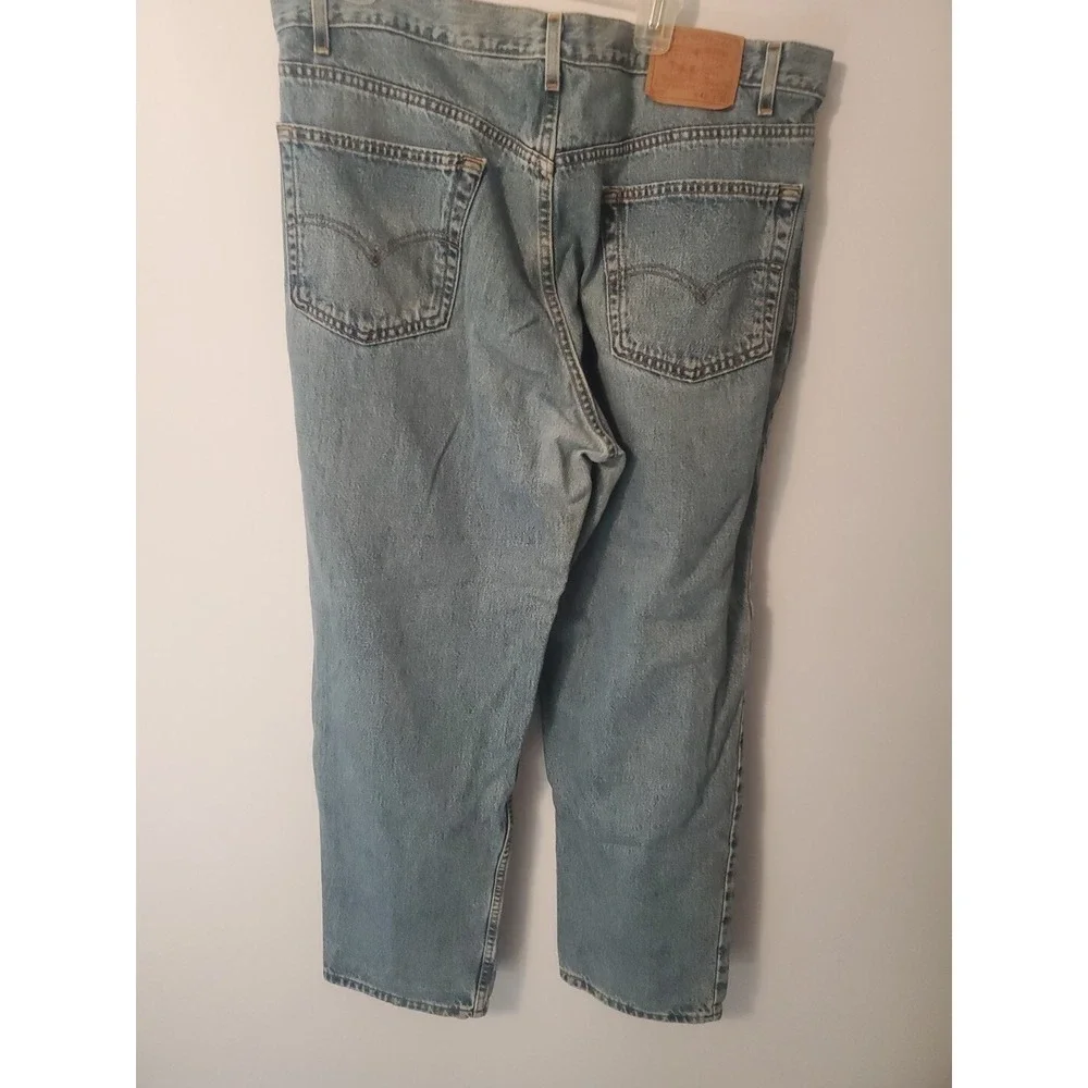 Levi's 505 Relaxed Fit Men's Jeans Size 42x30 Blue Denim Medium Wash